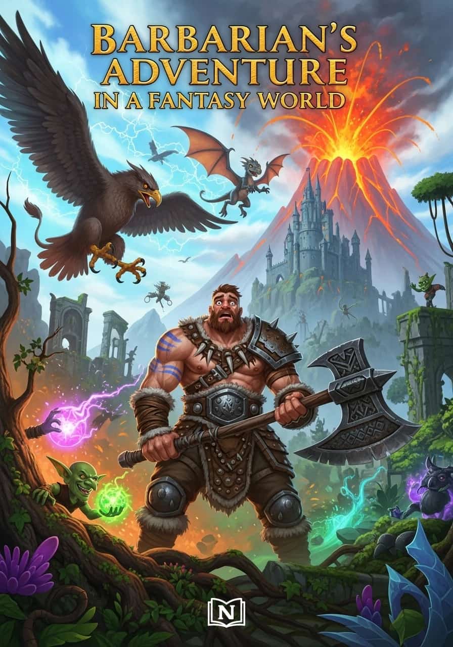 Barbarian’s Adventure in a Fantasy World cover
