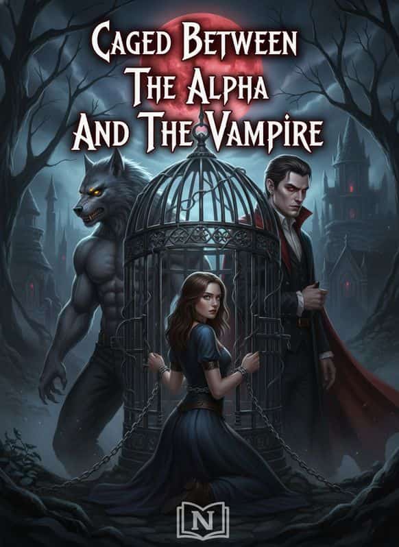 Caged Between The Alpha And The Vampire cover