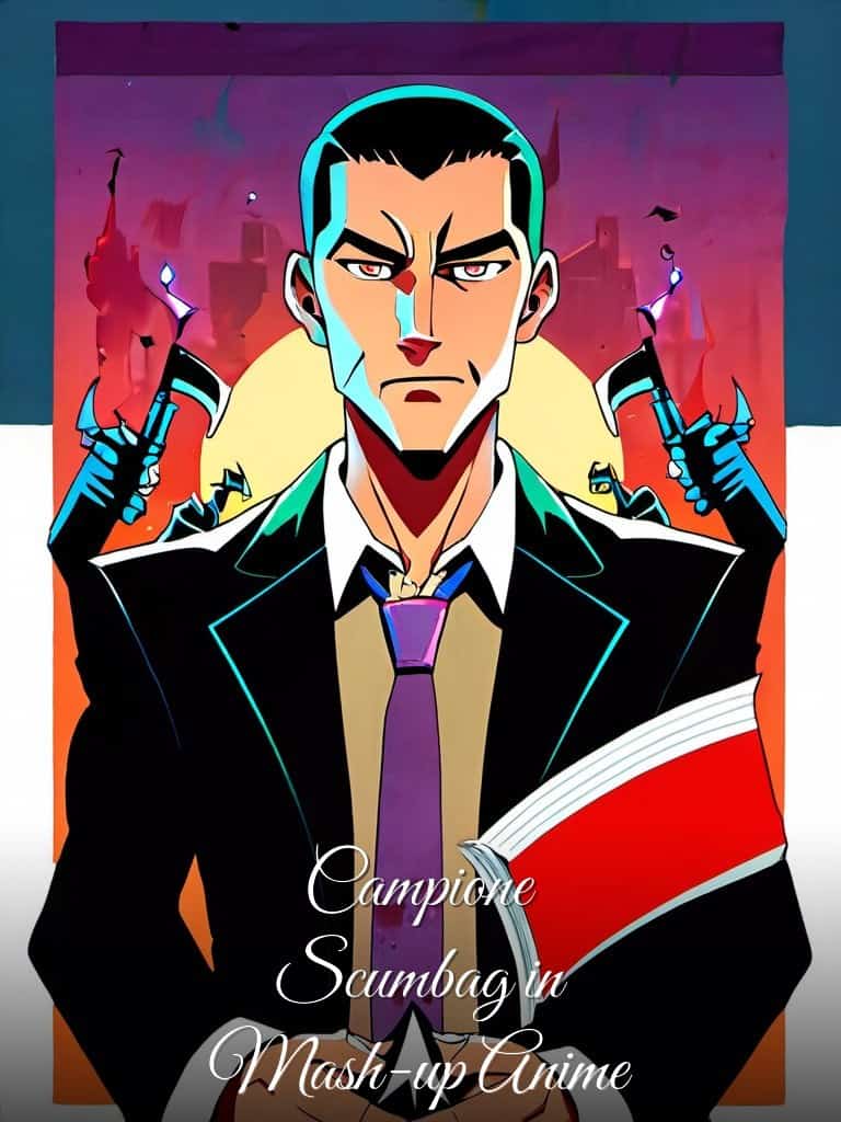 Campione Scumbag in Mash-up Anime cover