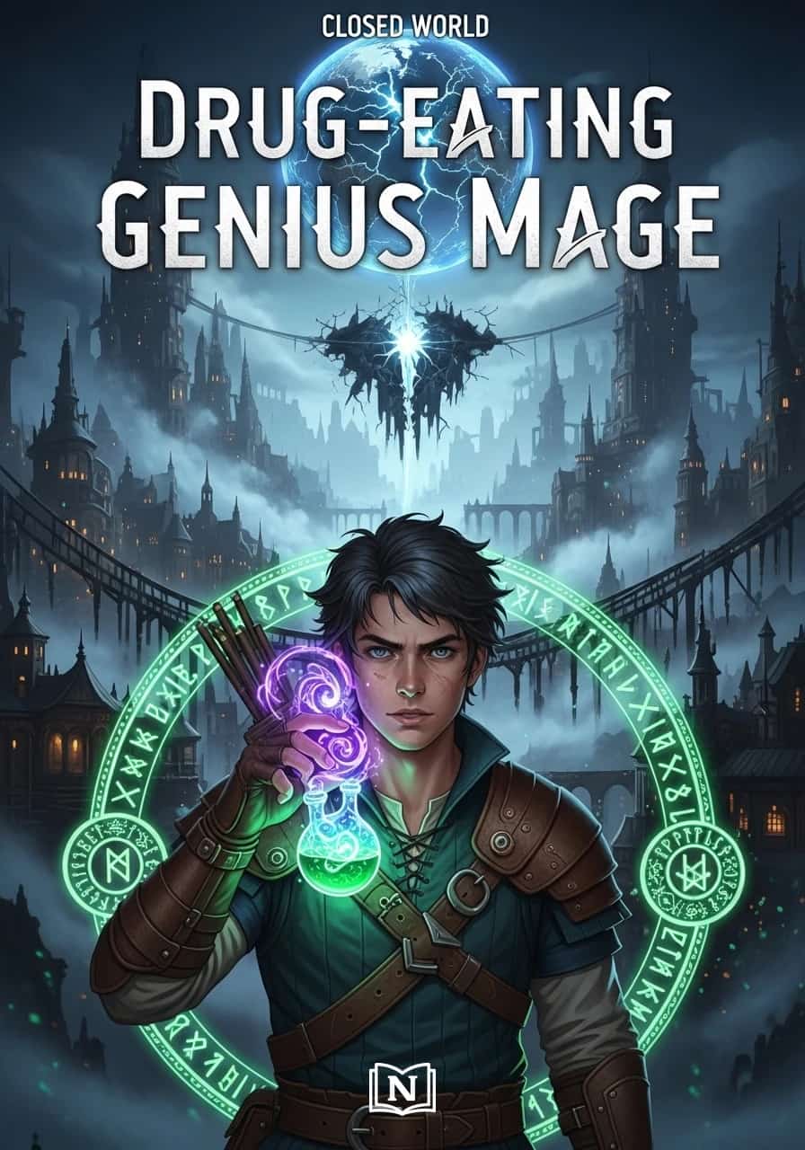 Drug-Eating Genius Mage cover