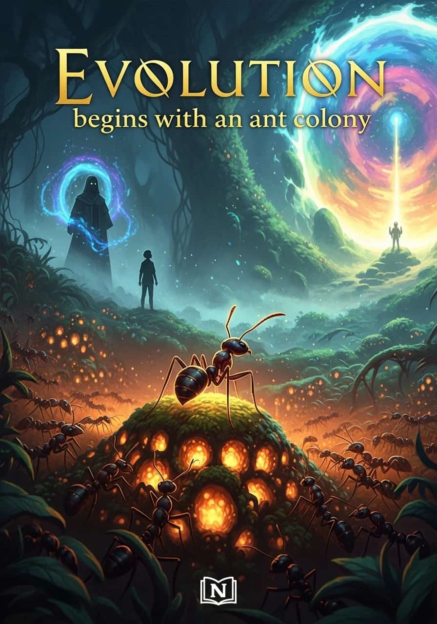 Evolution begins with an ant colony cover