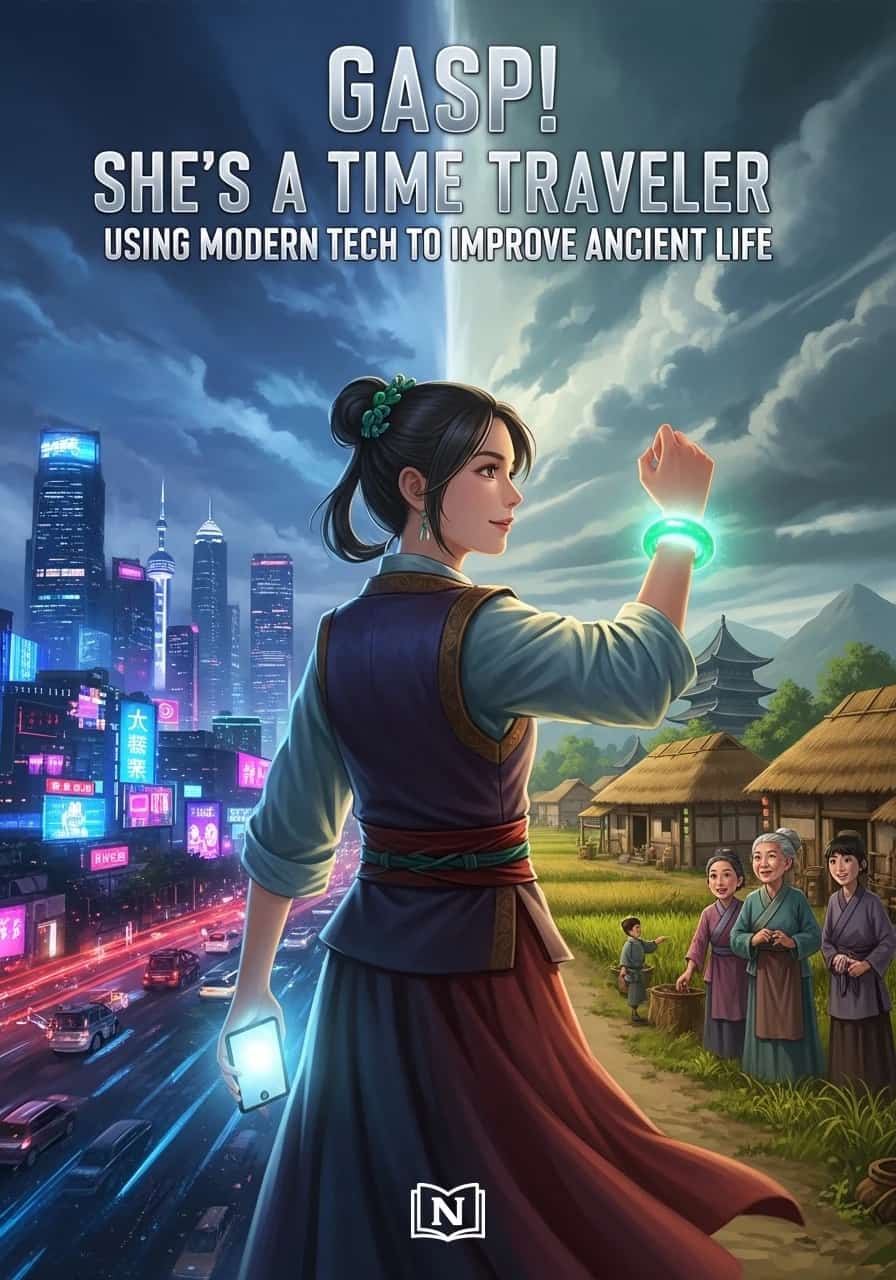 Gasp! She's a Time Traveler Using Modern Tech to Improve Ancient Life cover