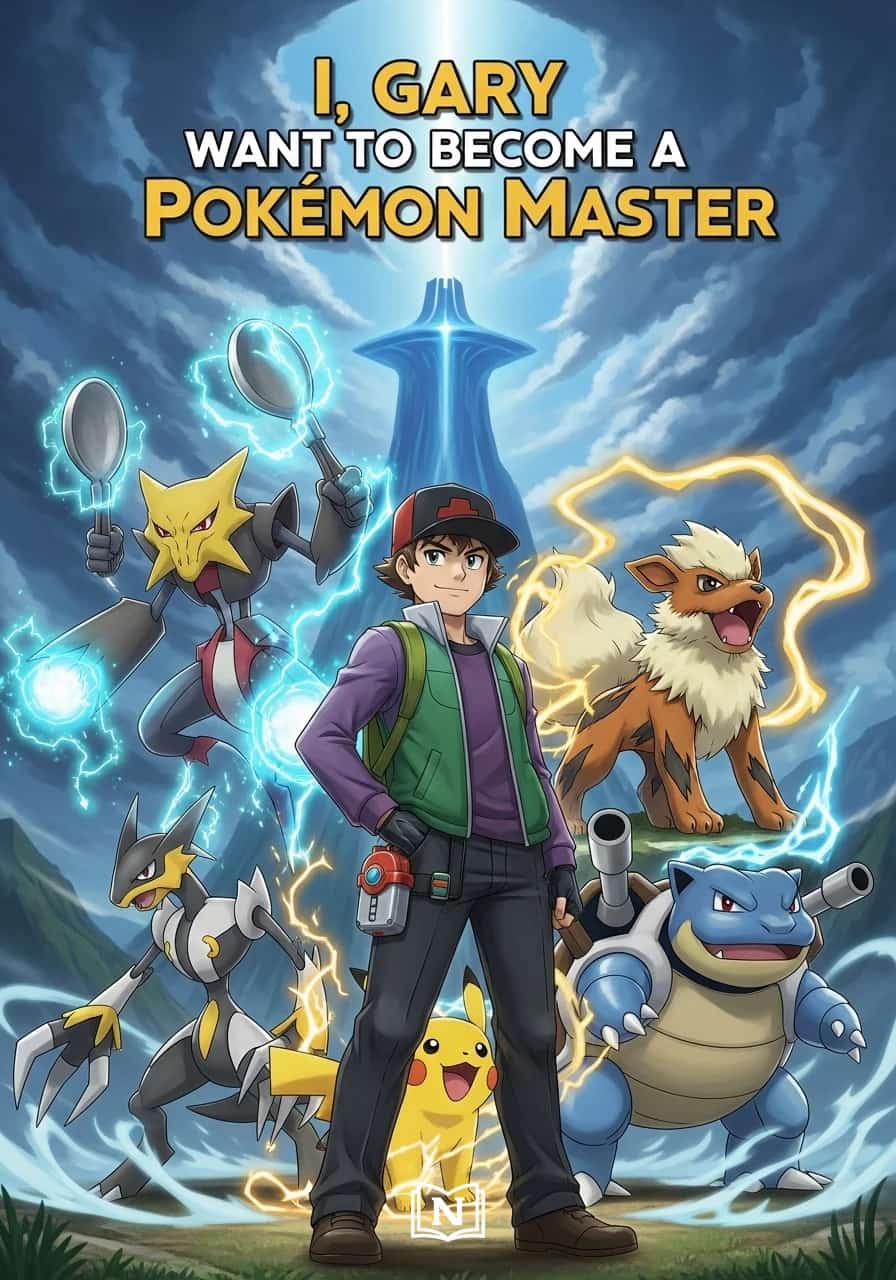 I, Gary, Want to Become a Pokemon Master cover
