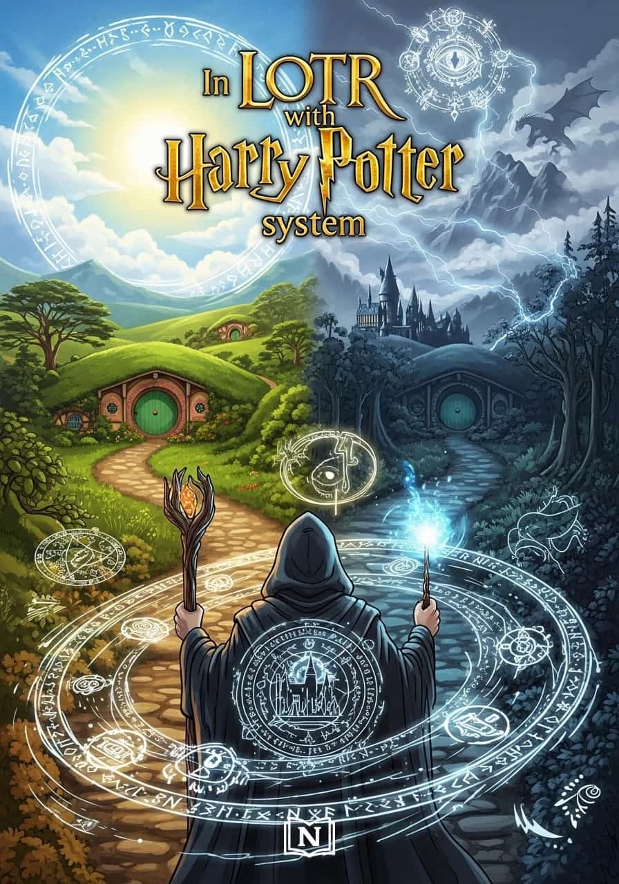 In LOTR with Harry Potter system cover