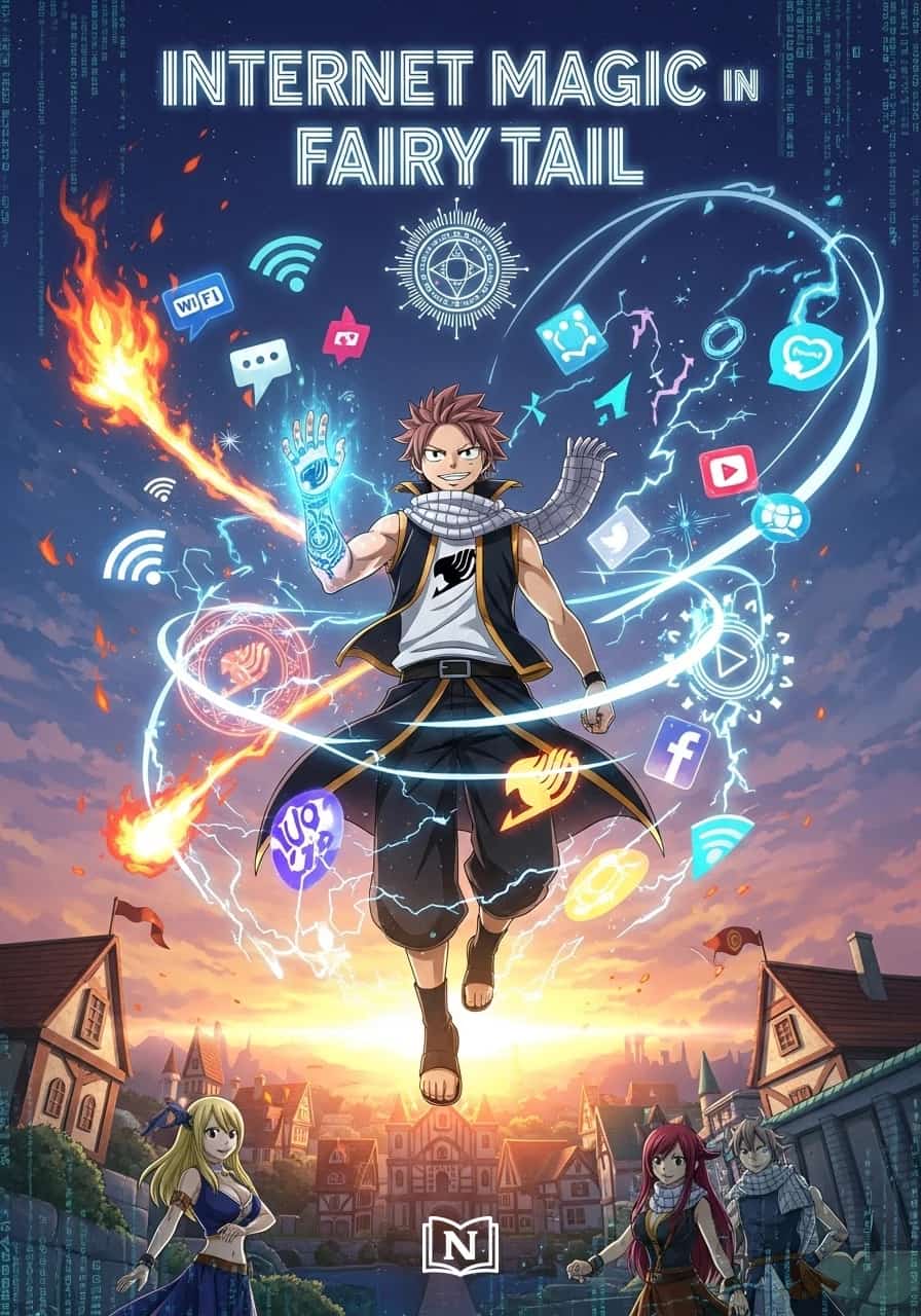 Internet Magic in Fairy Tail cover