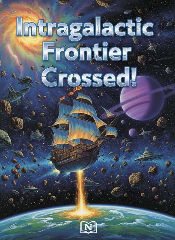 Intragalactic Frontier Crossed!. cover