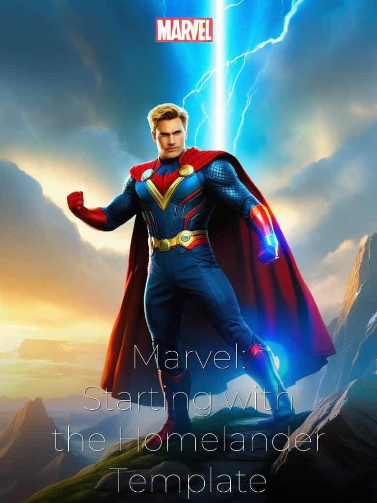 Marvel: Starting with the Homelander Template cover