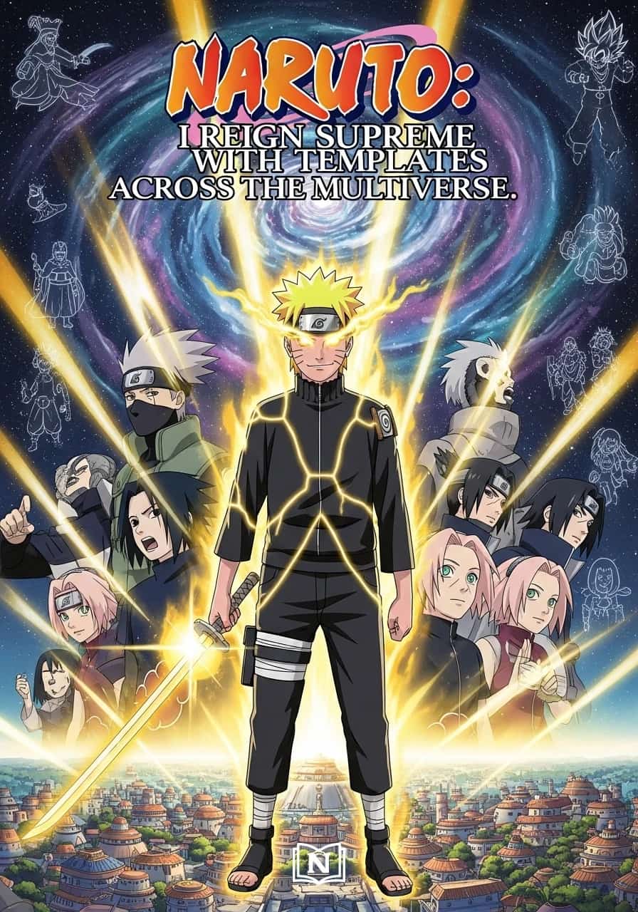 Naruto: I Reign Supreme with Templates Across the Multiverse. cover