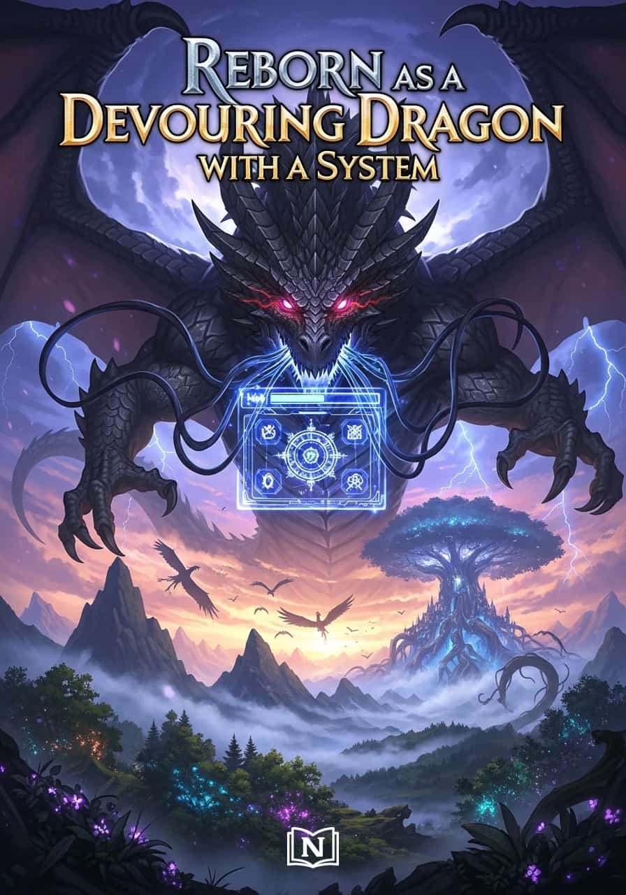 Reborn as a Devouring Dragon with a System cover