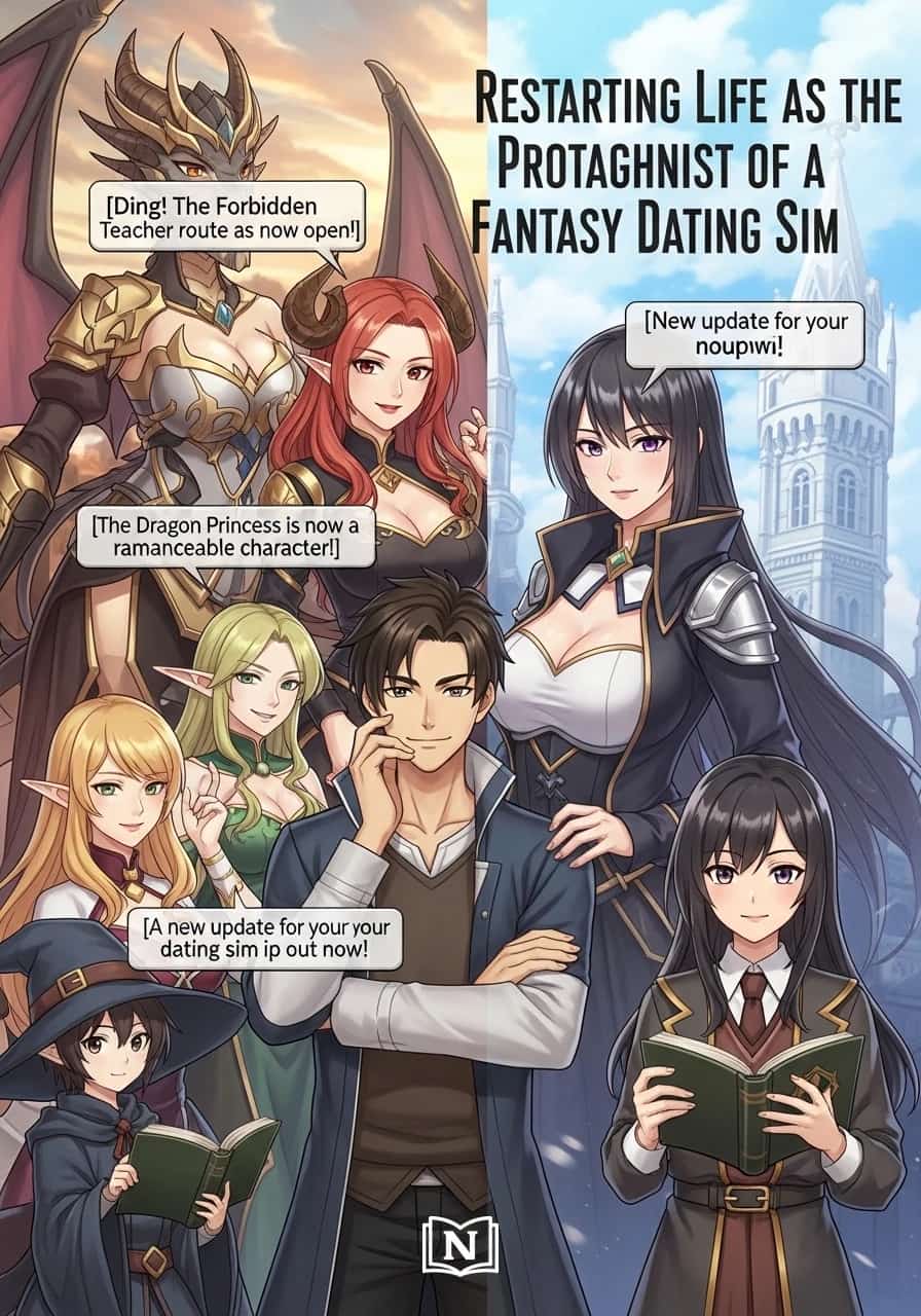 Restarting Life as the Protagonist of a Fantasy Dating Sim cover