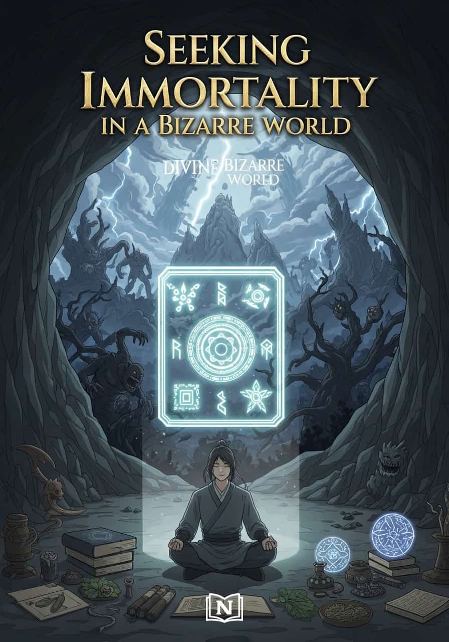 Seeking Immortality in a Bizarre World cover