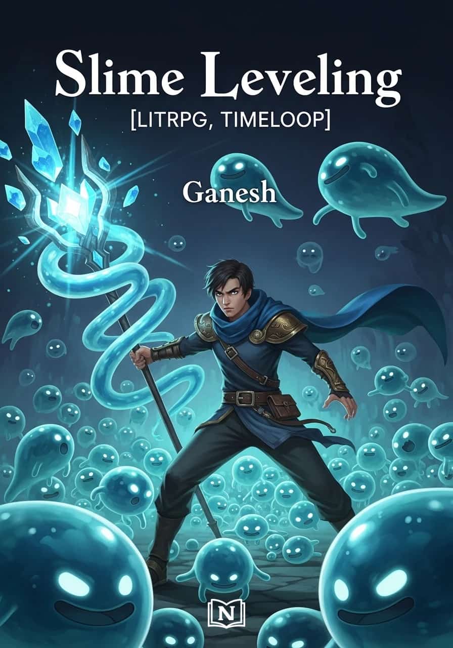 Slime Leveling [Litrpg, Timeloop] cover