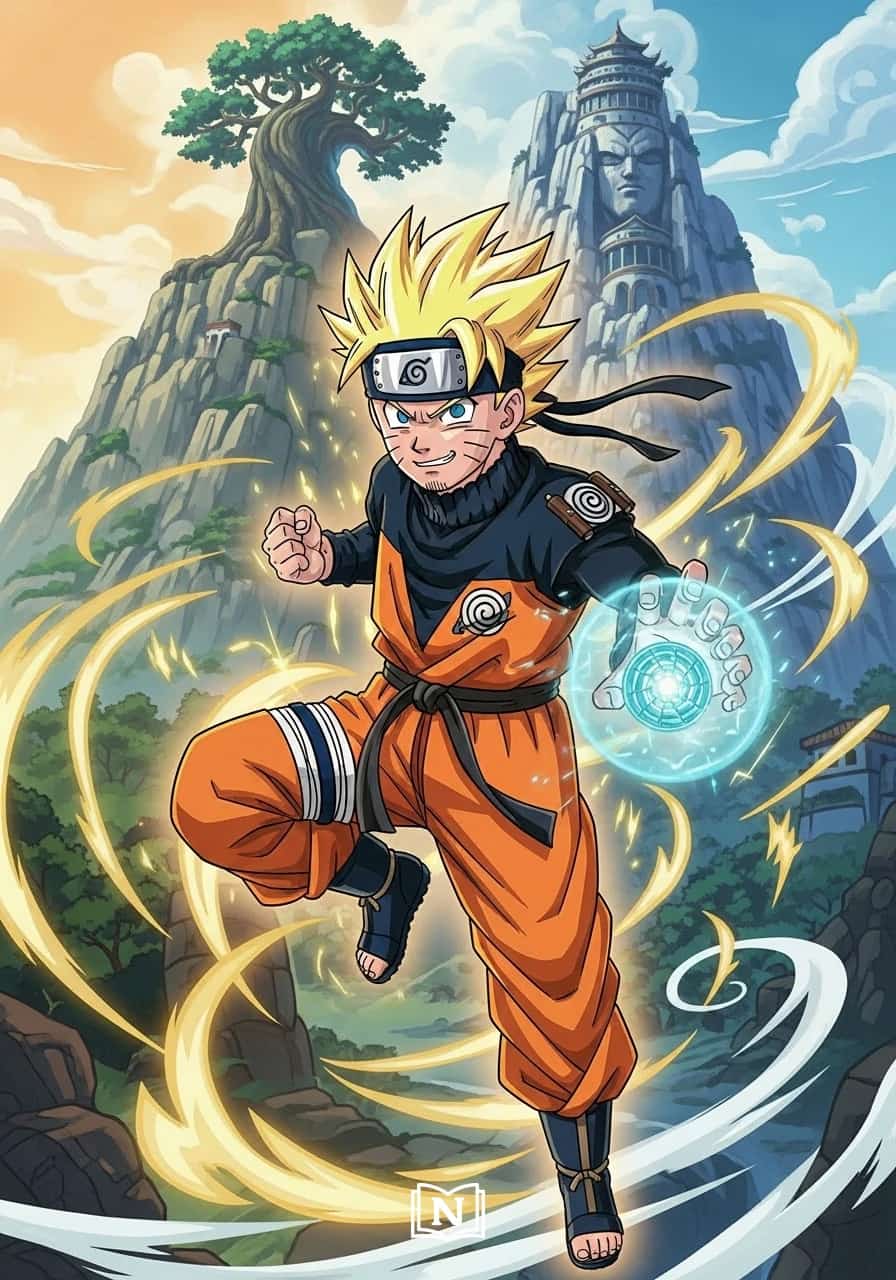 Son Goku's Disciple Naruto cover