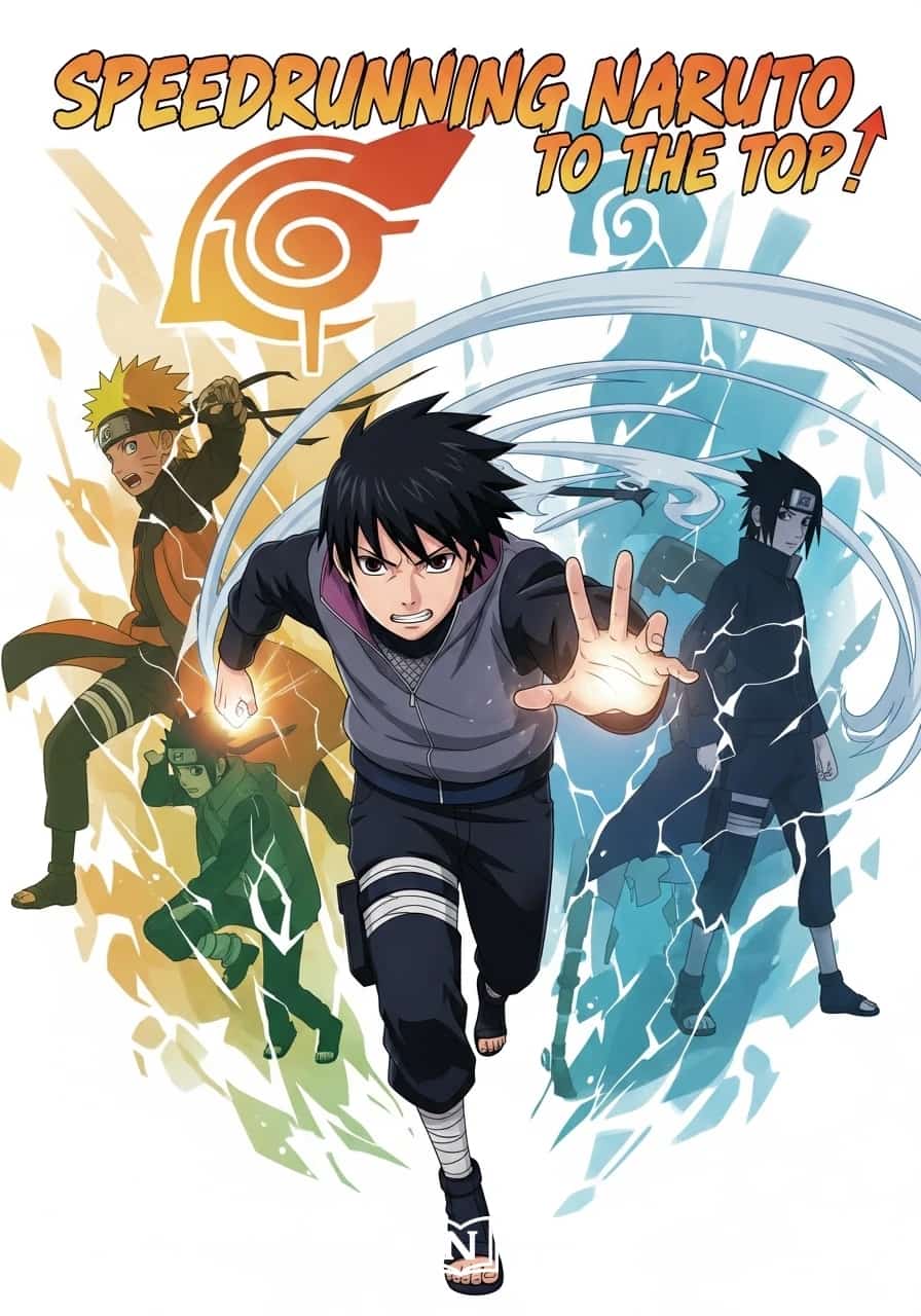 Speedrunning Naruto to the Top cover