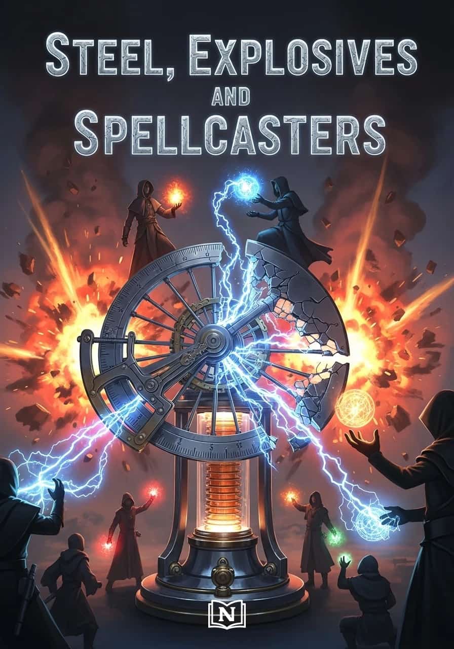 Steel, Explosives, and Spellcasters cover