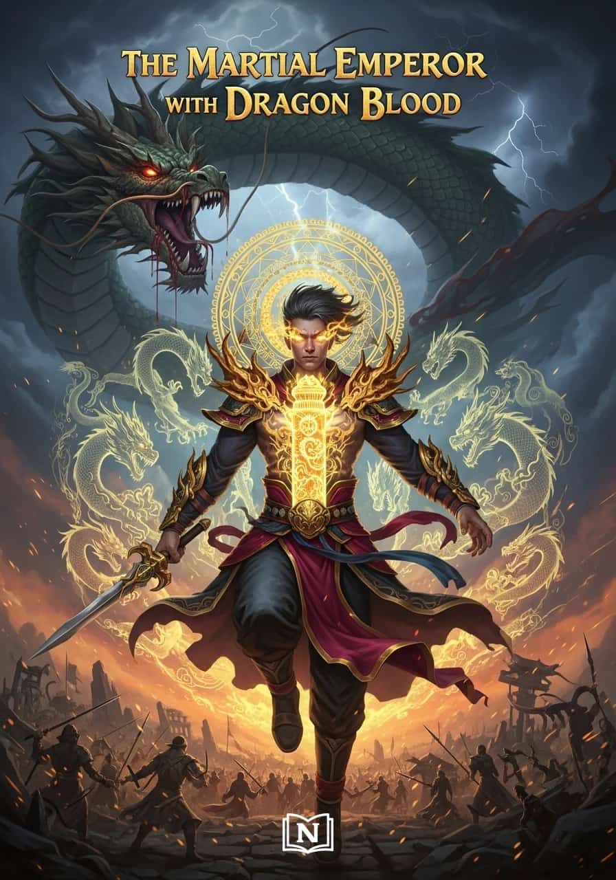 The Martial Emperor with Dragon Blood cover