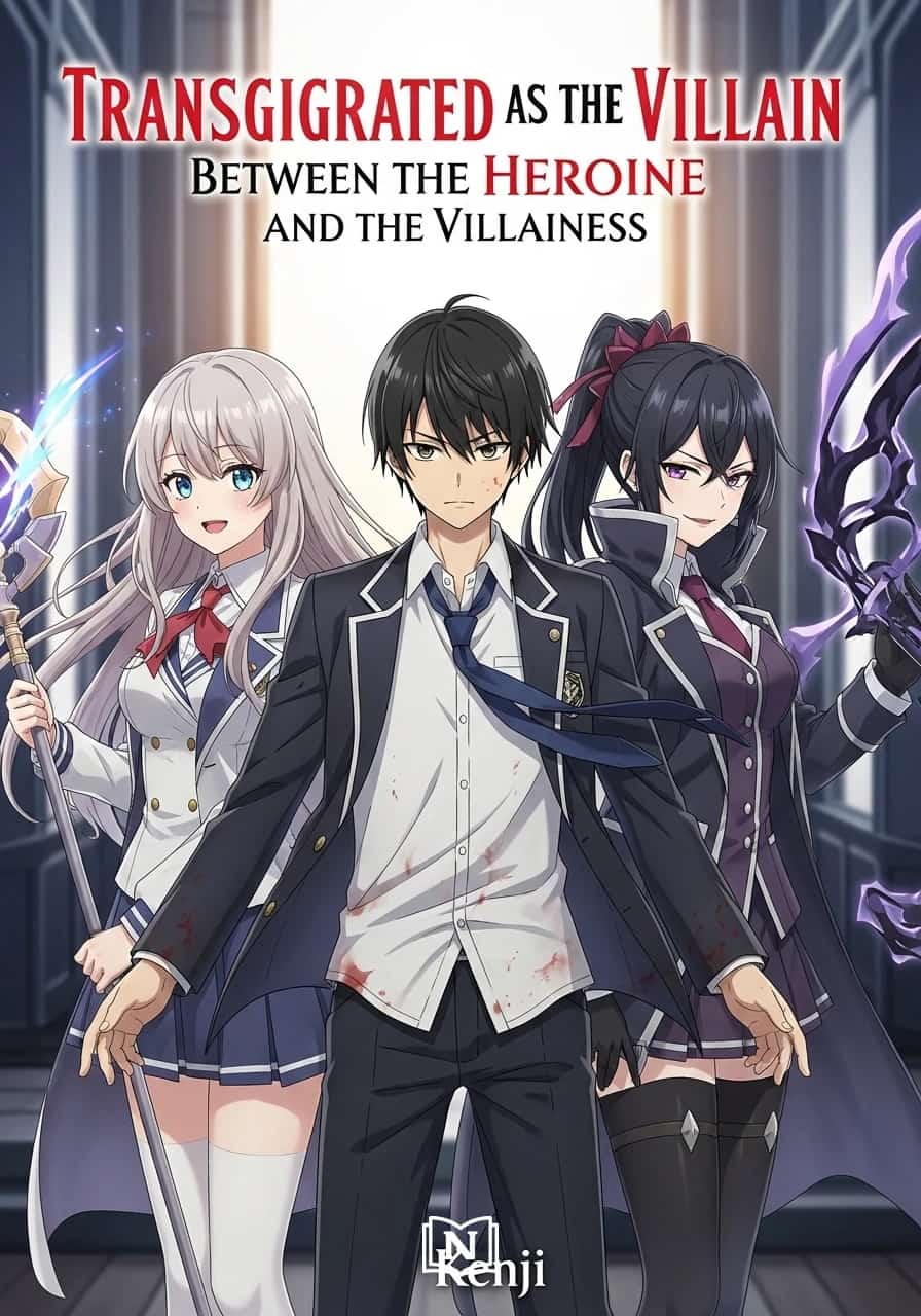 Transmigrated as the Villain Between the Heroine and the Villainess