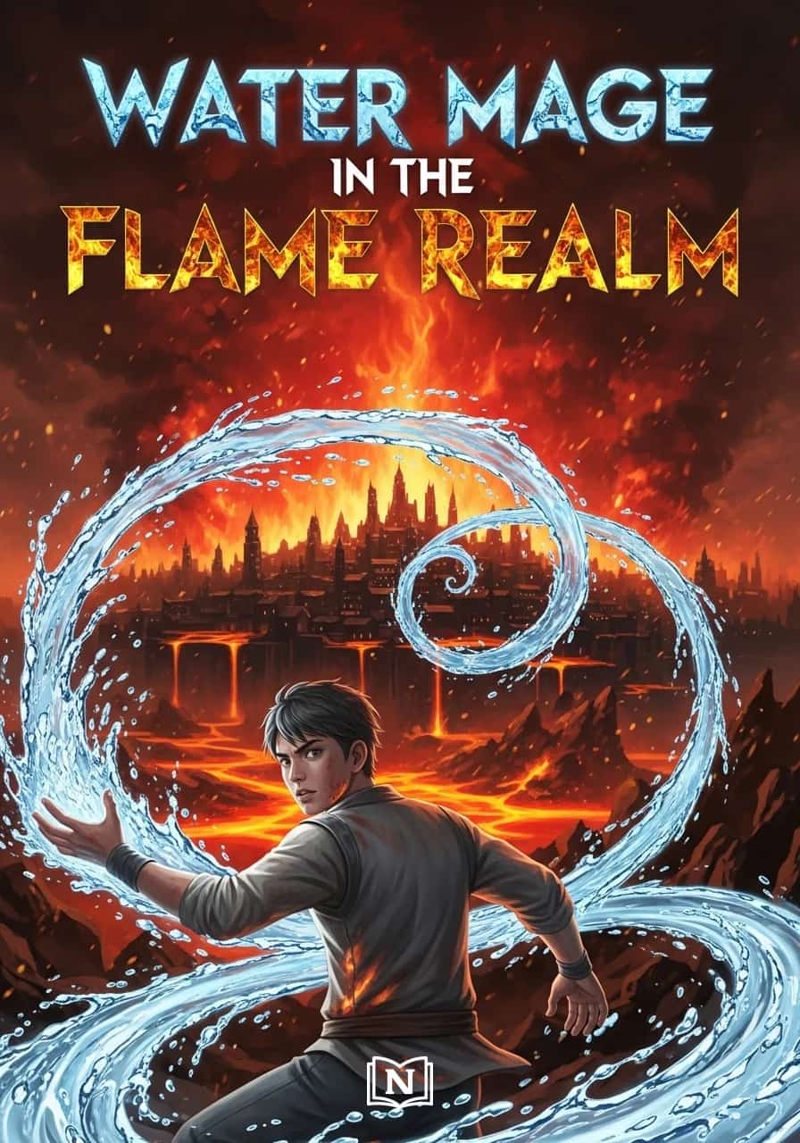 Water Mage in the Flame Realm cover