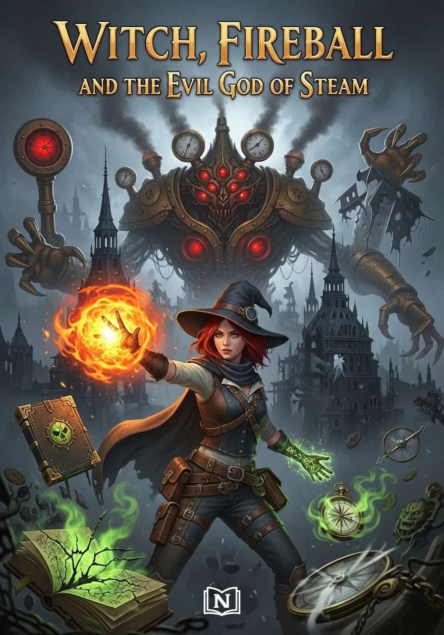 Witch, Fireball and the Evil God of Steam cover