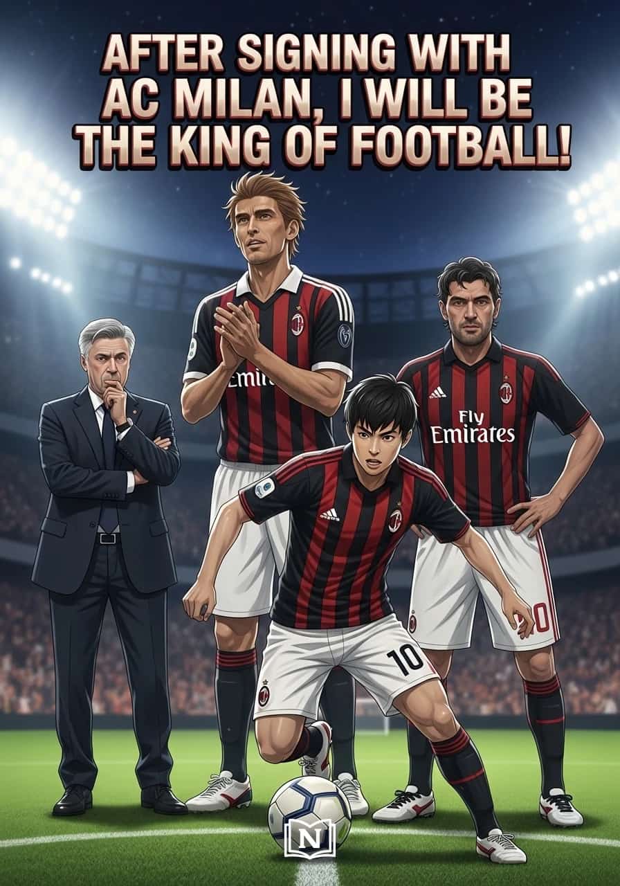 After signing with AC Milan, I will be the king of football! cover