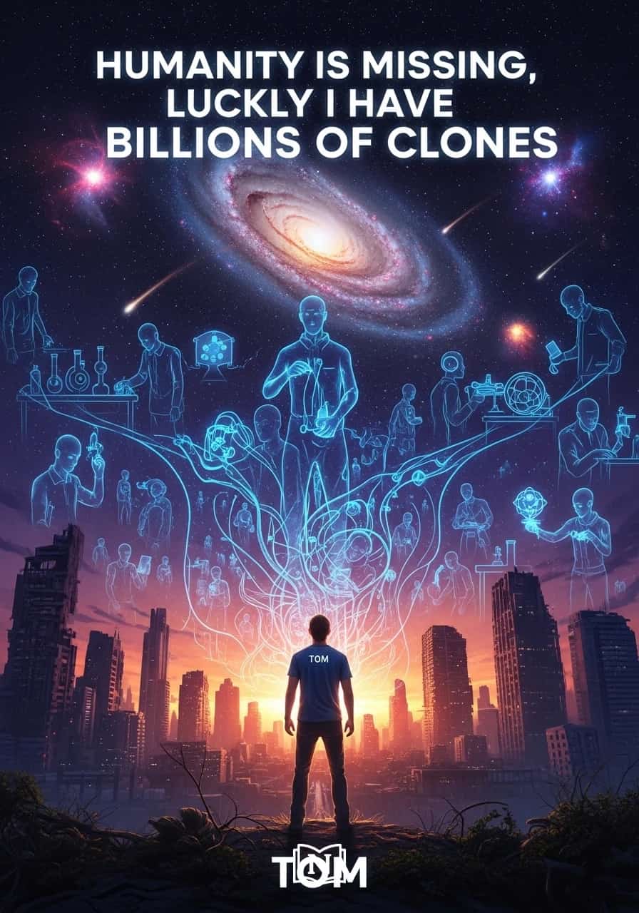 Humanity is missing, luckily I have billions of clones cover