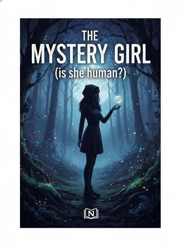 THE MYSTERY GIRL ( is she human?) cover