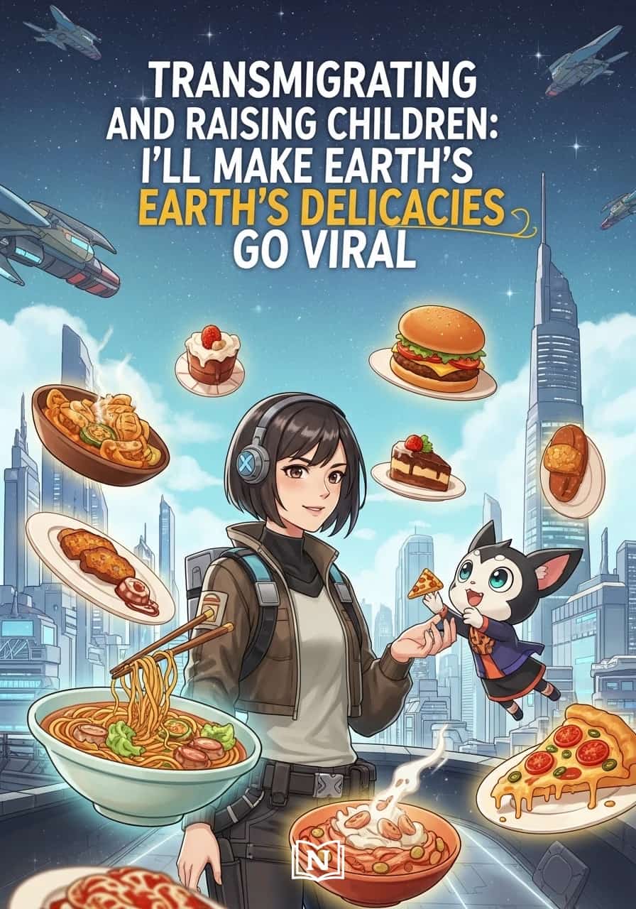 Transmigrating and Raising Children: I'll Make Earth's Delicacies Go Viral cover