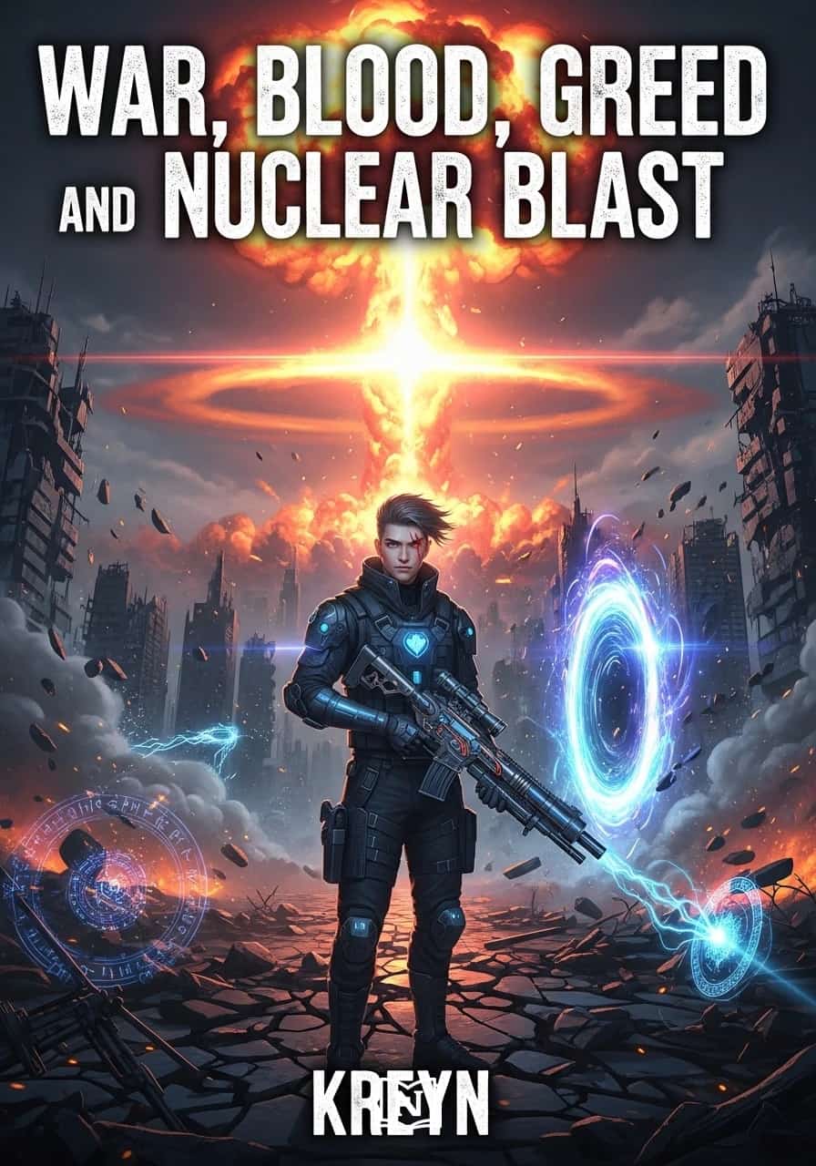 War, Blood, Greed and Nuclear Blast cover